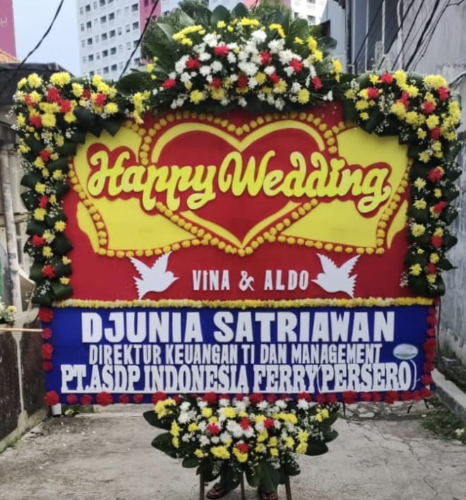 Toko Bunga Papan Pernikahan Terbaik Di Bandung