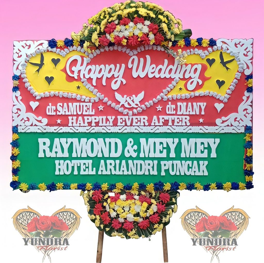 Toko Bunga Papan Pernikahan Di Cilodong